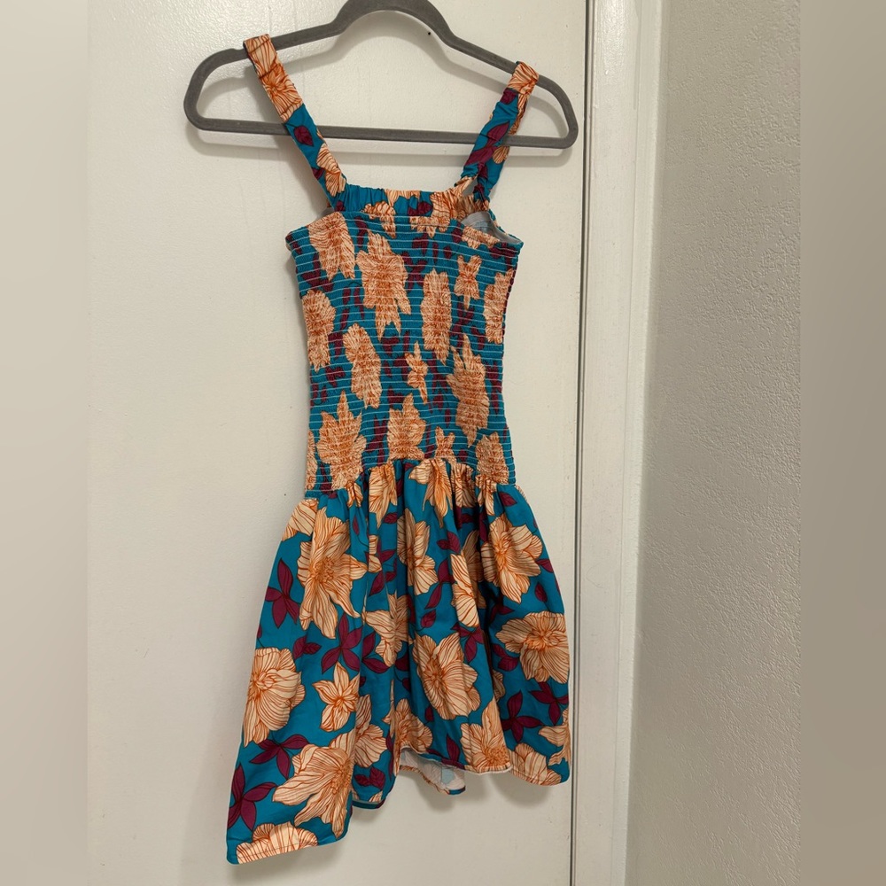 Autumn Adeigbo Cassie Floral Smocked Bodice Fit & Flare Sundress Size 4 - Picture 7 of 10